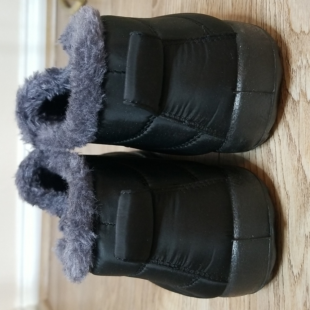 Boojoy BJ Black Winter Slip On Snow Boots Size 11.5 - Picture 4 of 11